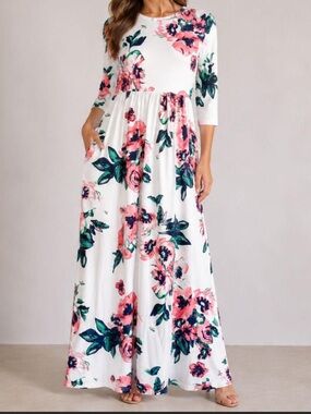 Reborn J Floral Maxi Dress
